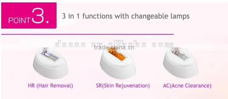 DEESS small portable ipl laser permanent hair remover with changeable filters 95000 flashes for each filter