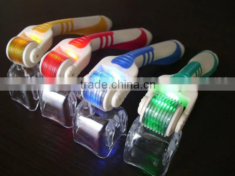 led light photon skin rejuvenation therapy derma roller