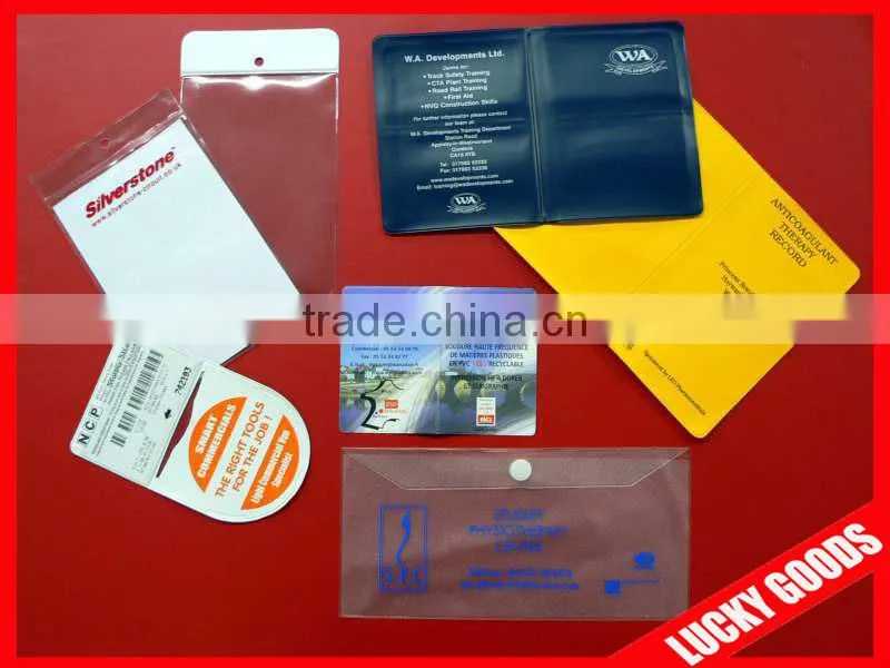 functional fashion plastic clear pvc pouch