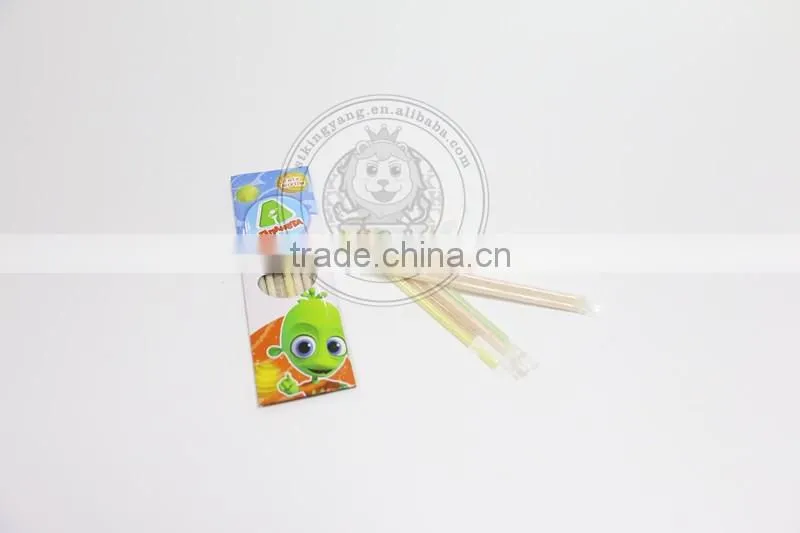 Plastic Tube Fruity Mini Ball Hard Sugar Straw Candy
