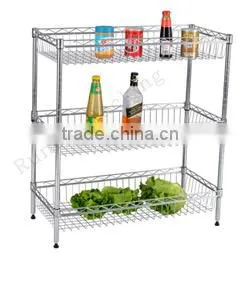 CW-19 chrome shelving rack