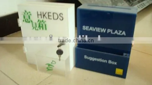 bespoke acrylic letter box