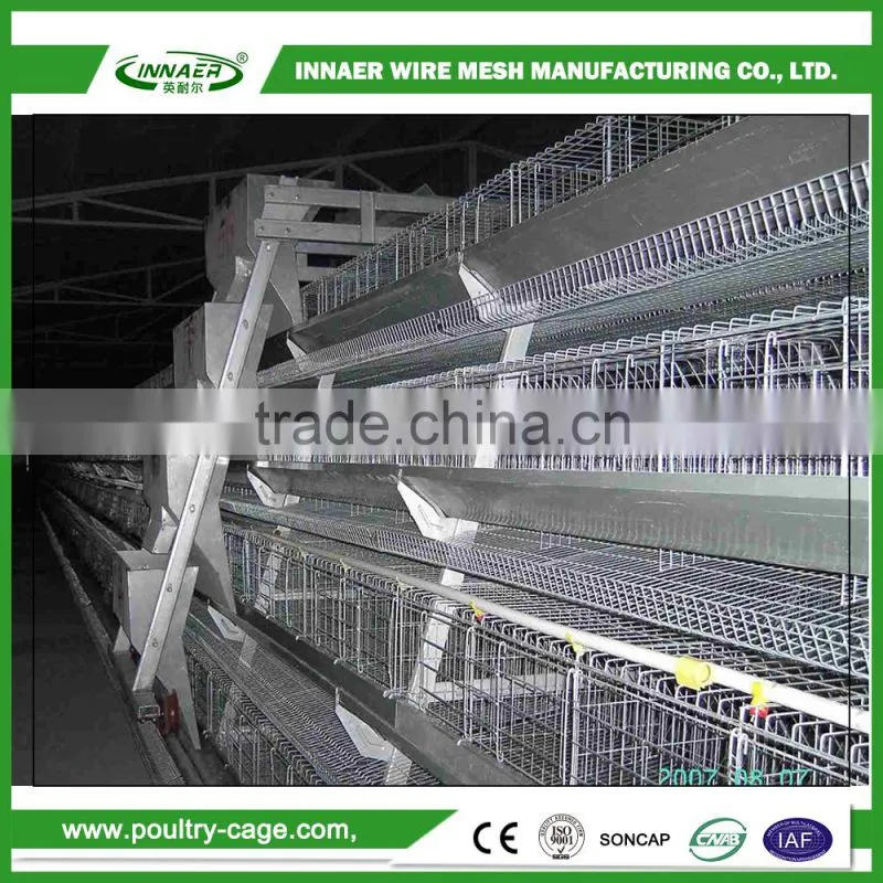 Surface smooth,and bright broiler chicken cage factory