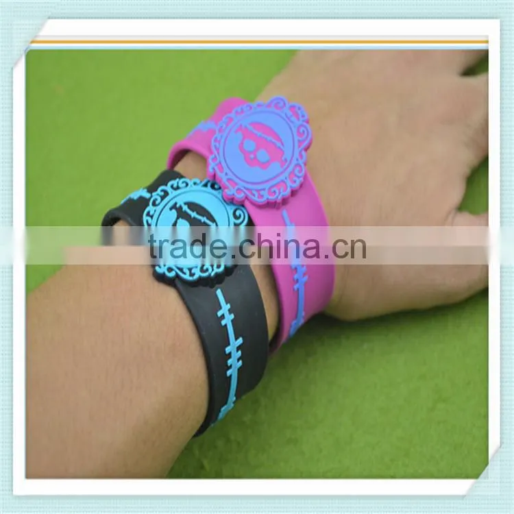 Custom silicone animal slap bracelet