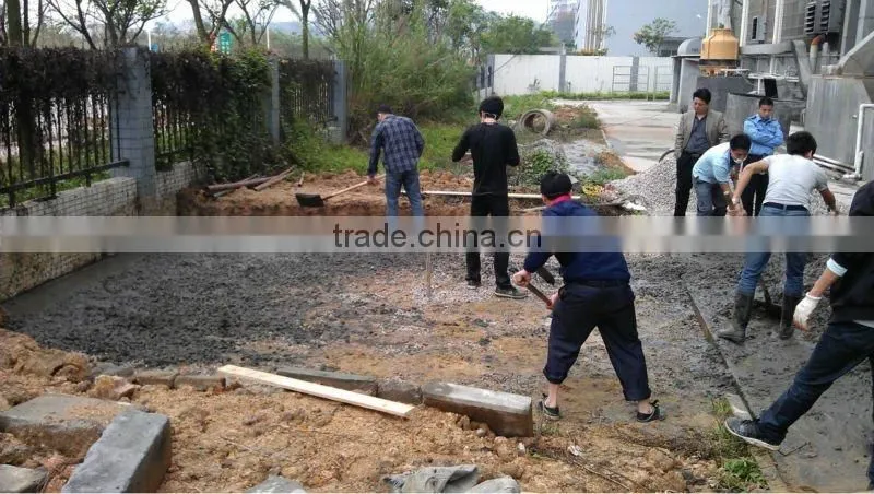cow dung biogas power plant