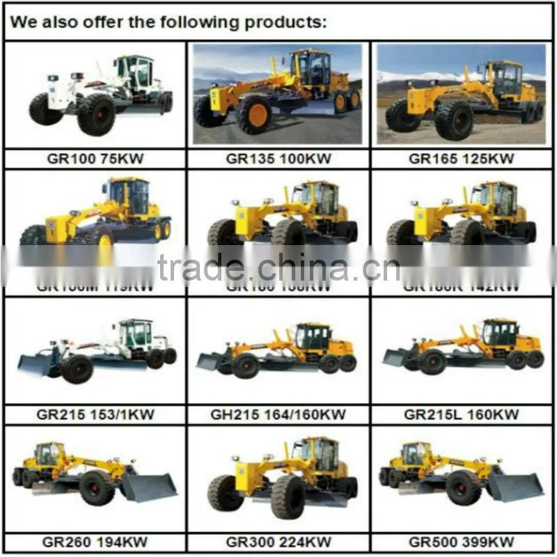 xcmg motor grader gr 165 mini grader for sale price 165hp