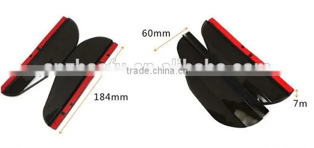 Car Window visor deflector window