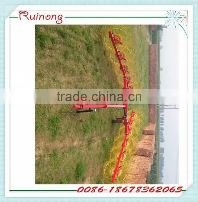 3 point hitch finger wheel hay rake