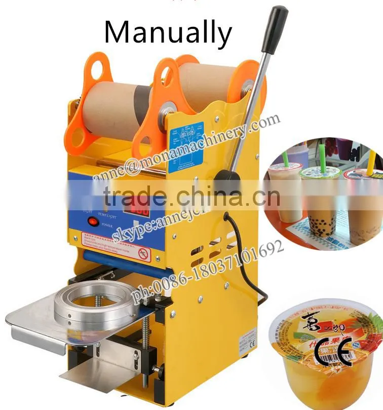Small Automatic Plastic Paper Cup Sealing Machine