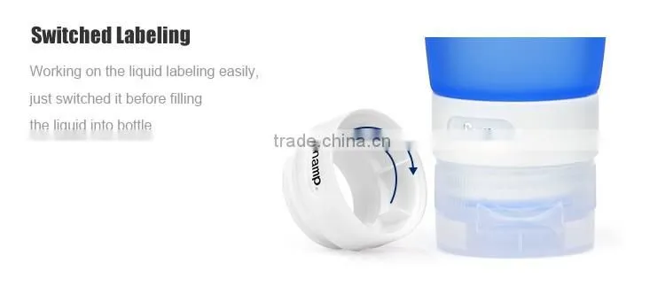 Largr sucker refillable lotion silicone bottle