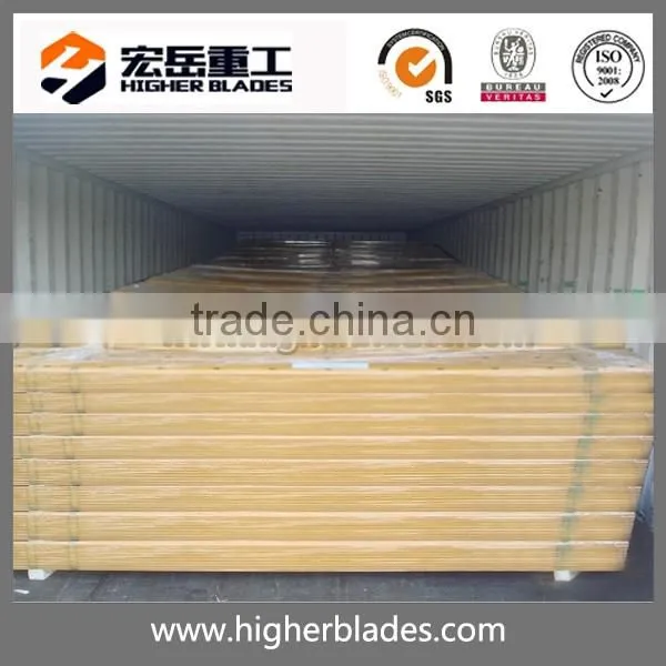 ISO9001:2008 Mining loader bucket cutting edge earth moving equipment bolted cutting edge