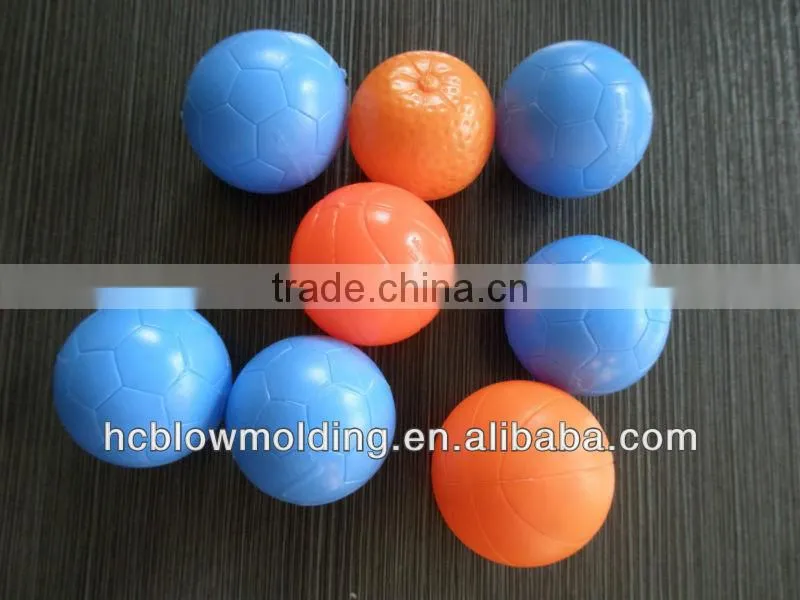 Customize blow molding pp Plastic ball soft 55mm plastic ball Huizhou factory
