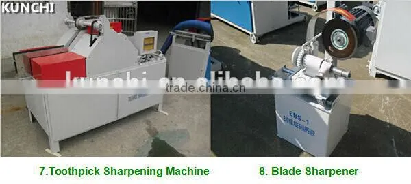 Professional exported bamboo tooth picks making machine with whole solutions