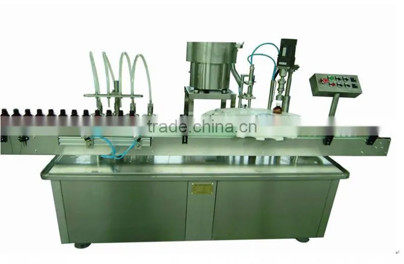 viscosity liquid bottle type filling capping machine