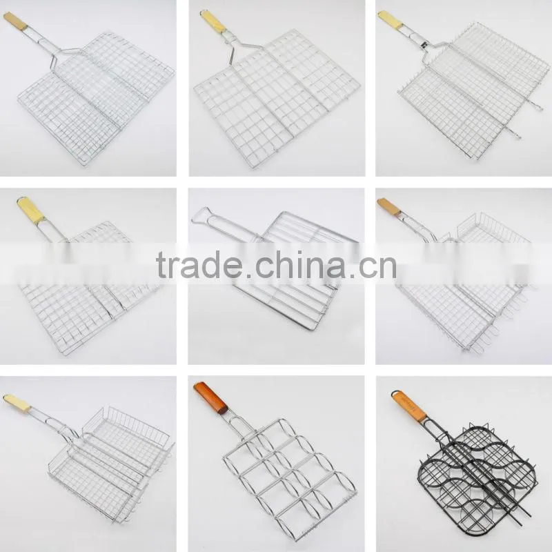 stainless steel round shape bbq grill
