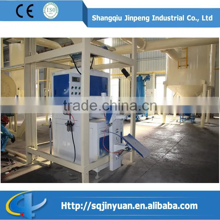 Crude carbon black to refined carbon black recycling machine with saving energy