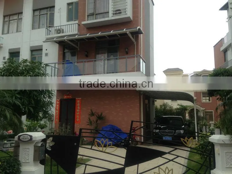3mx2.3m hot sale oversea outdoor metal gazebo tent with polycarbonate sheet for hotsale