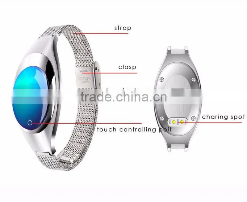 Multi-functional Smart Bracelet With Blood Pressure Monitor/Sleeping Quality Monitor/Clock/Call Reminder, Best Jewelry Bracelet