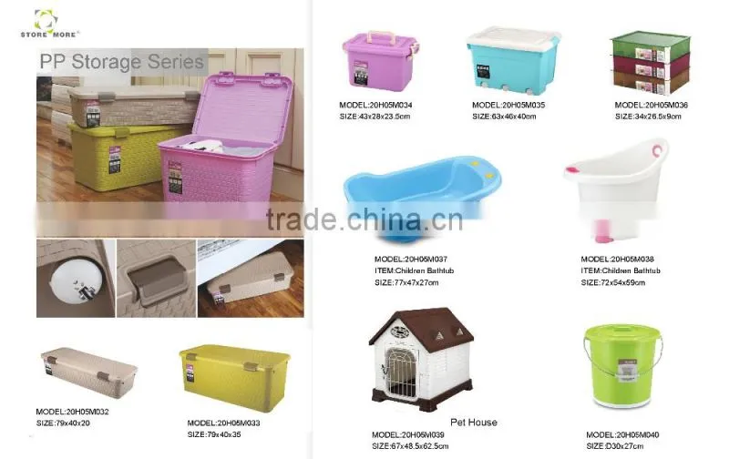 Durable Colorful Plastic Non-slip Water Bucket With Lid