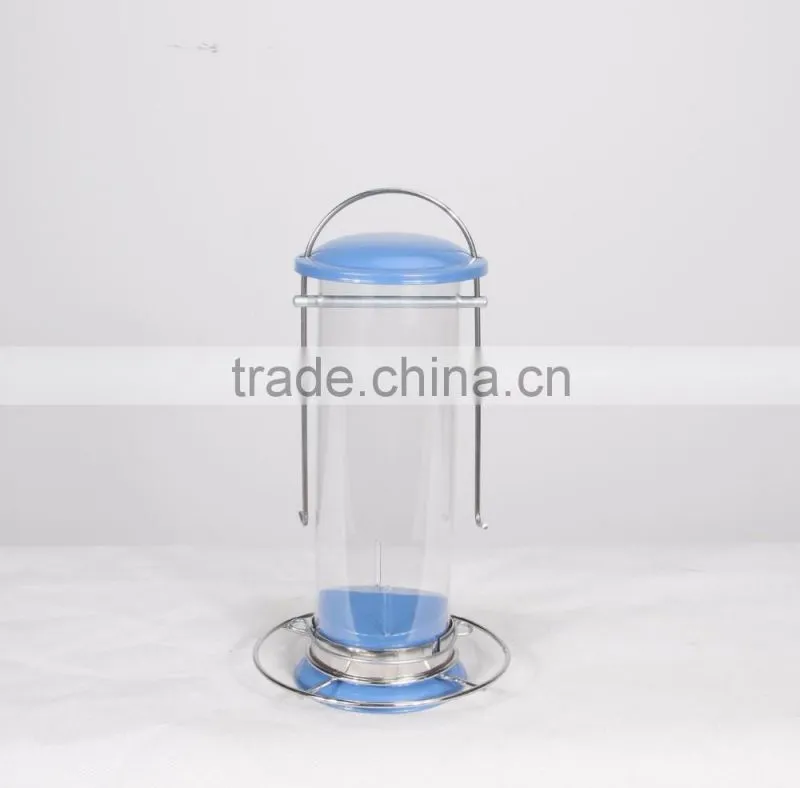 Garden squirrel proof metal bird seed feeder