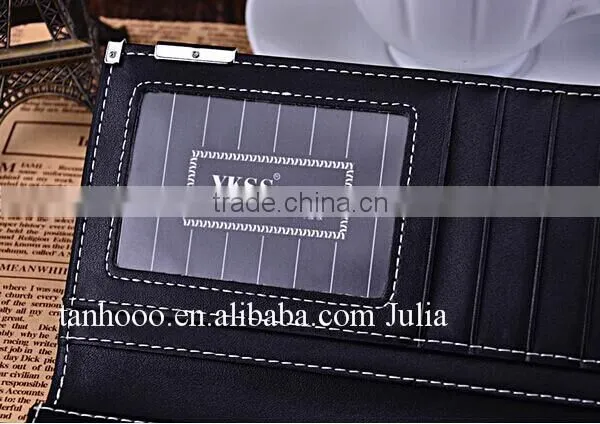 Hot selling custom men's Leather Wallet