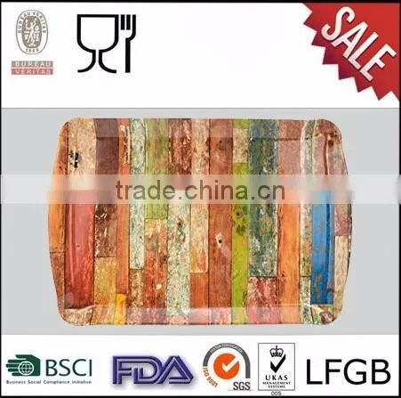 Melamine 4 sections plates,melamine divided plate for children