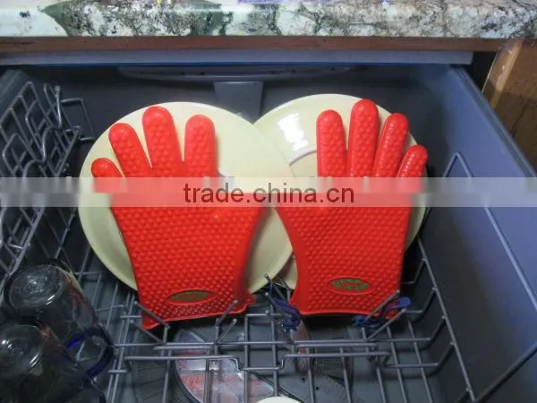 novelty silicone glove microwave oven mitt