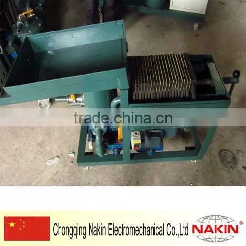 Plate-Press Used Oil Purifier for Transformer Oil (Use Filter paper)
