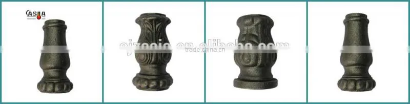 ornament cast iron collars and bushing for metal fence/gates
