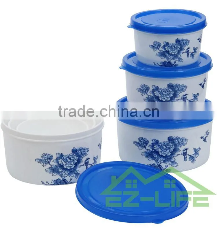 set of 3 freezer crisper plastic food storage containers