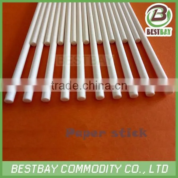 White lolly paper stick,cake paper stick,medical paper stick,swab paper stick