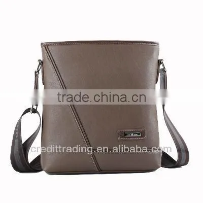 Trendy PU Mens Briefcase/Computer Bag with Outsider Zipper
