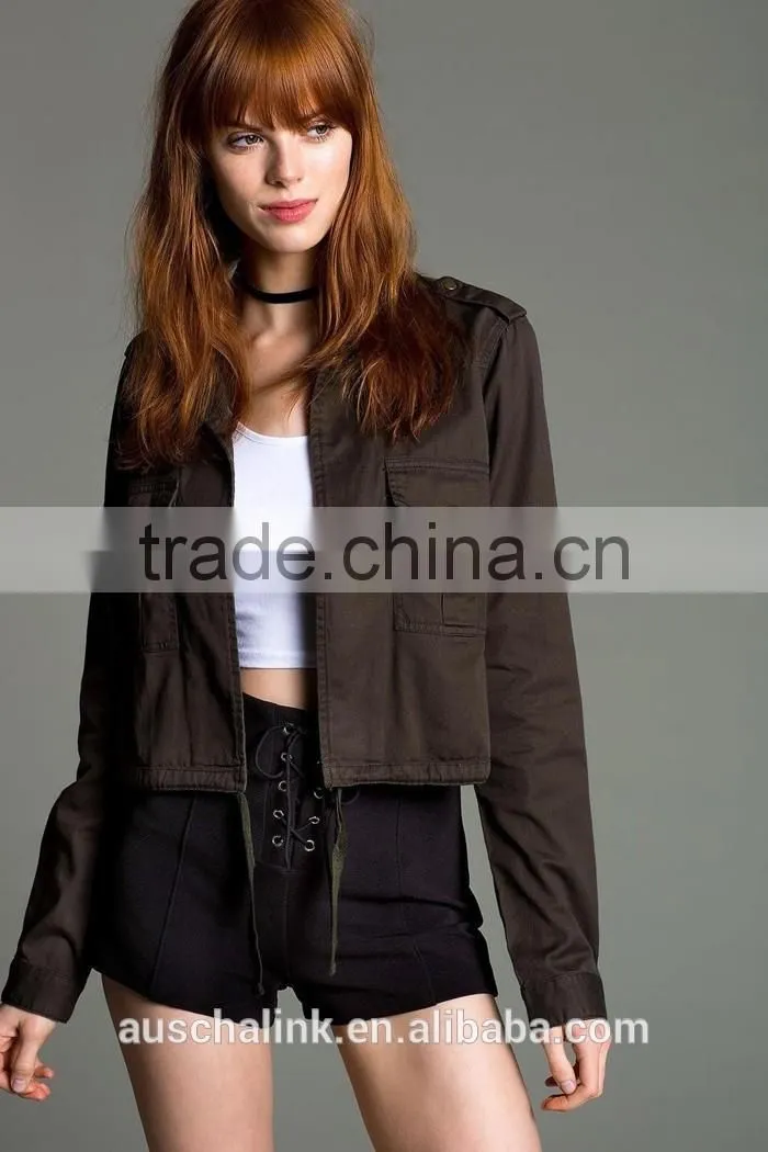 OEM service newest cropped cheap varsity jacket made in china