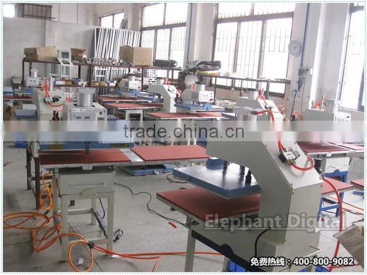 4 station Rotary worktable semi-automatic t-shirt heat press machine
