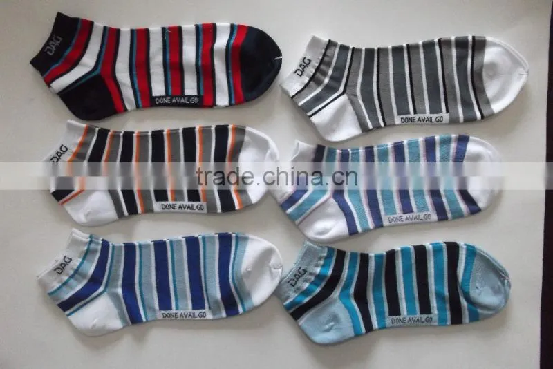 ankle socks with mercerized yarn for summer