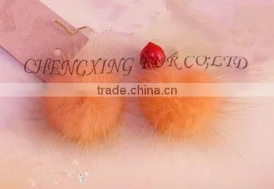 CX-F-03 Mink Fur Cute Earring