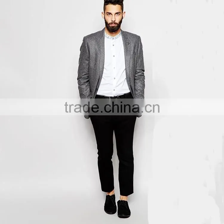 Reclaimed Vintage Smart Custom Shirt With Grandad Collar
