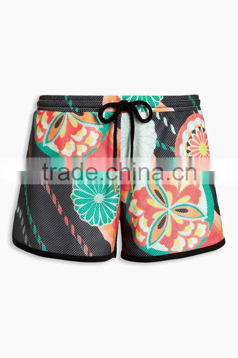 MGOO Hot Summer Sublimation Printing Dri Fit Shorts Latest Design Ventilate Sport Shorts Woman