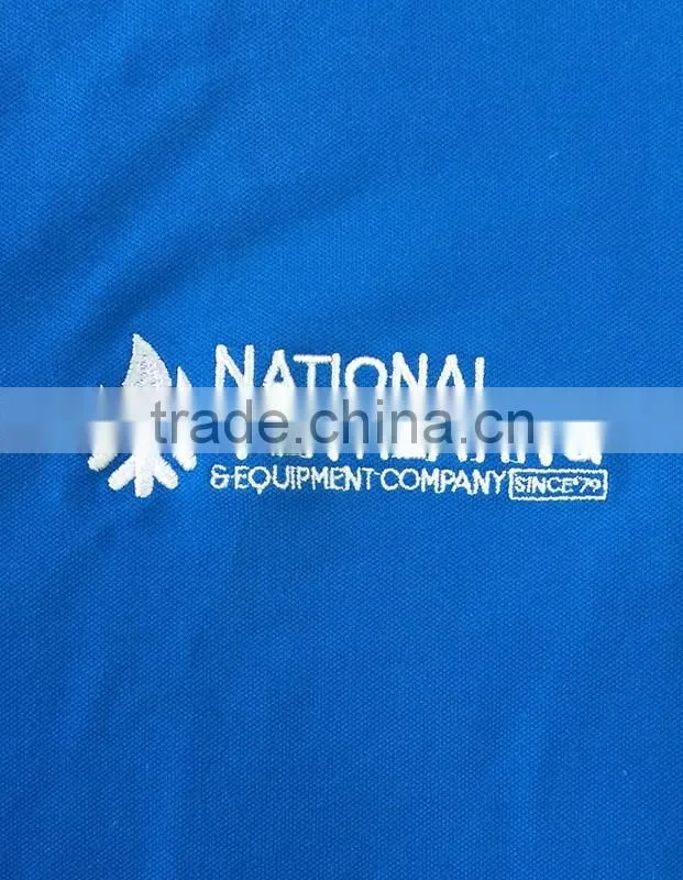OEM blue summer cotton golf t-shirt work shirt