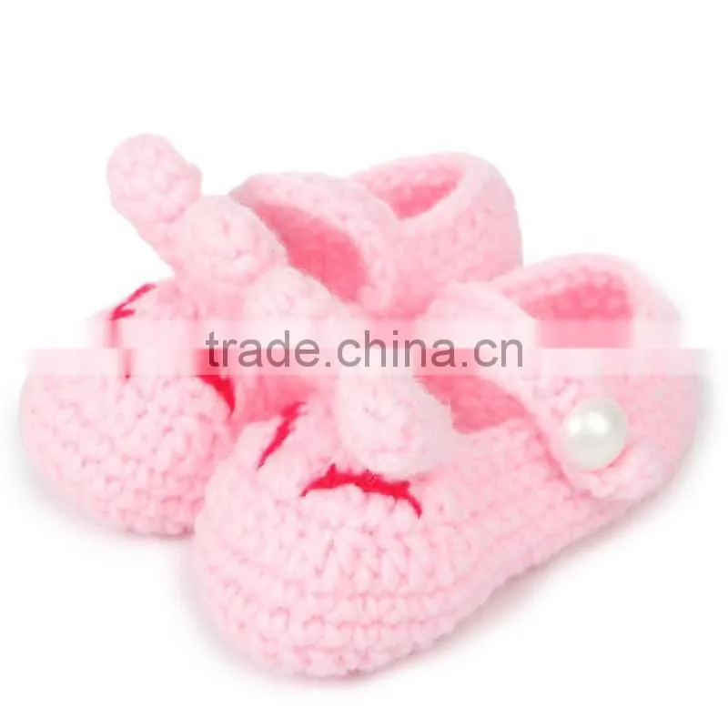 Top sale custom crochet baby shoes handmade knited baby shoes LBS20151223-44