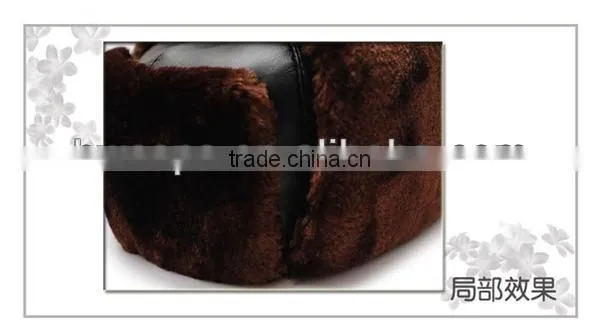 2013 new fashion style windproof polar fleece men snow cap