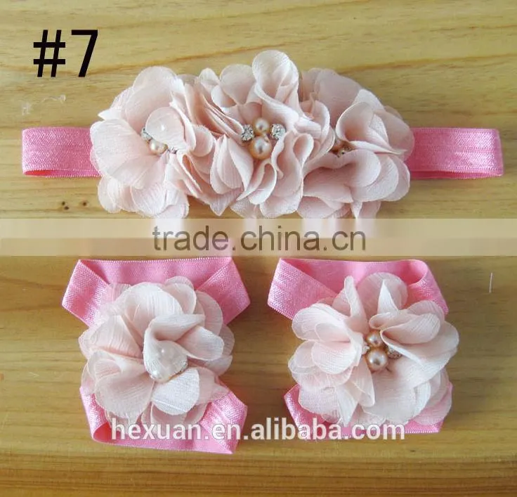 Baby Shoes Flower Design Baby PreWalker Infant Shoes,baby Barefoot Sandals