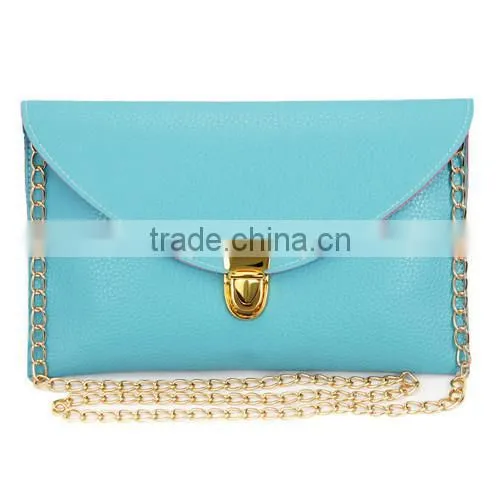 Hot sale Monogrammed Envelope chain clutch bag