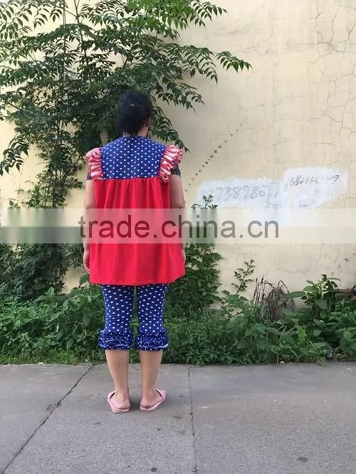Mom And Me Outfits Mother And Daughter Matching Clothing Sets 4th Of July Boutique Clothes Sets USA Holidays Tops And Leggings