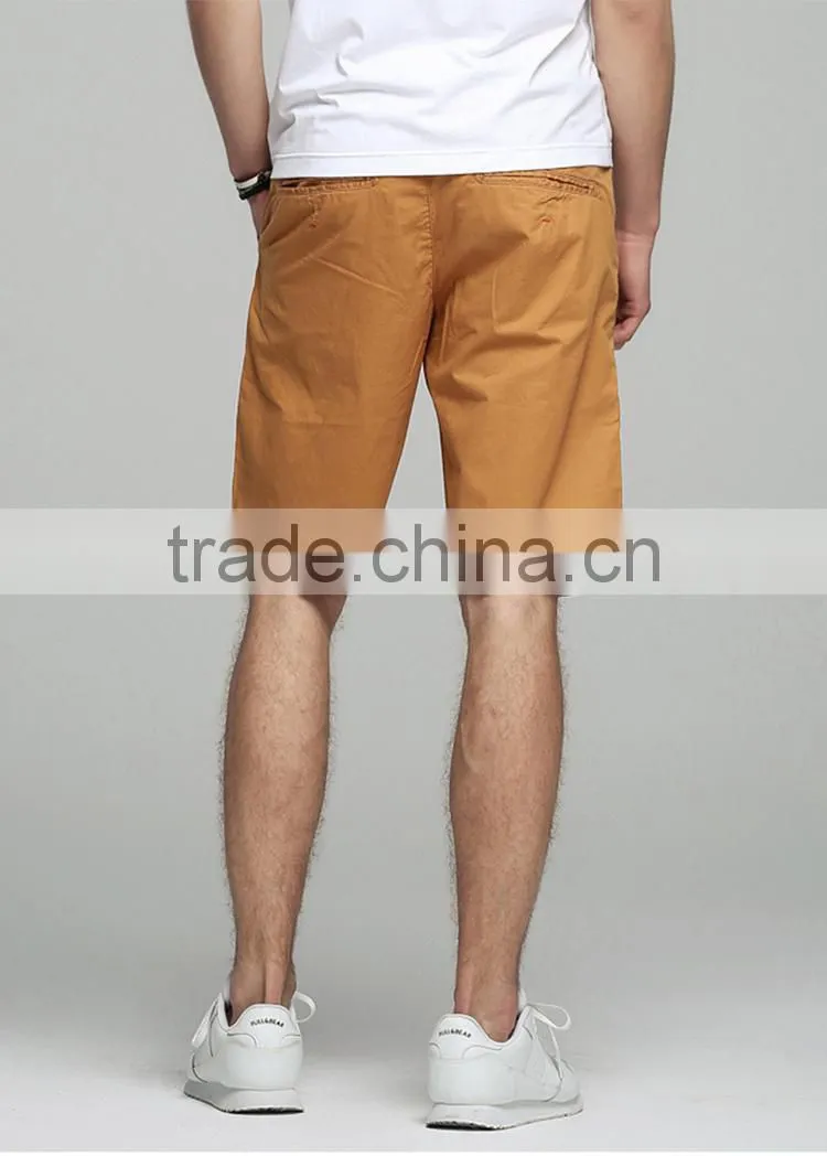 OEM hot sale summer new style men's plain casual short pants P-17
