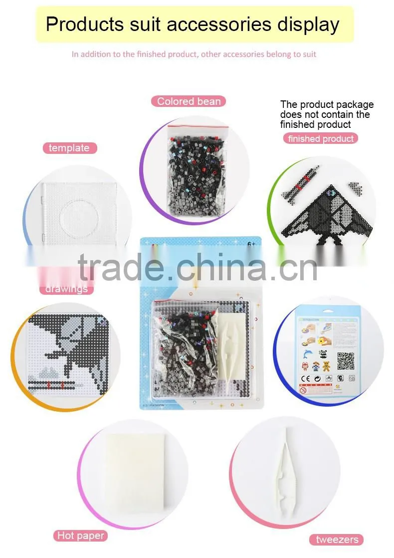 Diyfashion 5mm hama perler fuse beads the owl set with fuse beads puzzle iron paper and twezzer hama beads toys for kids 18019