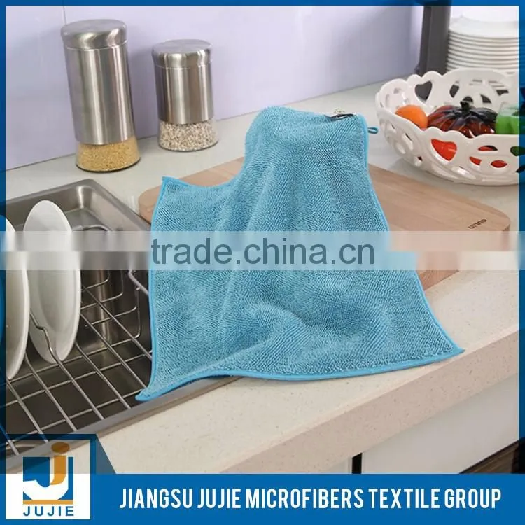 Super absorbent microfiber suede towel,cleaning kitchen dish towel