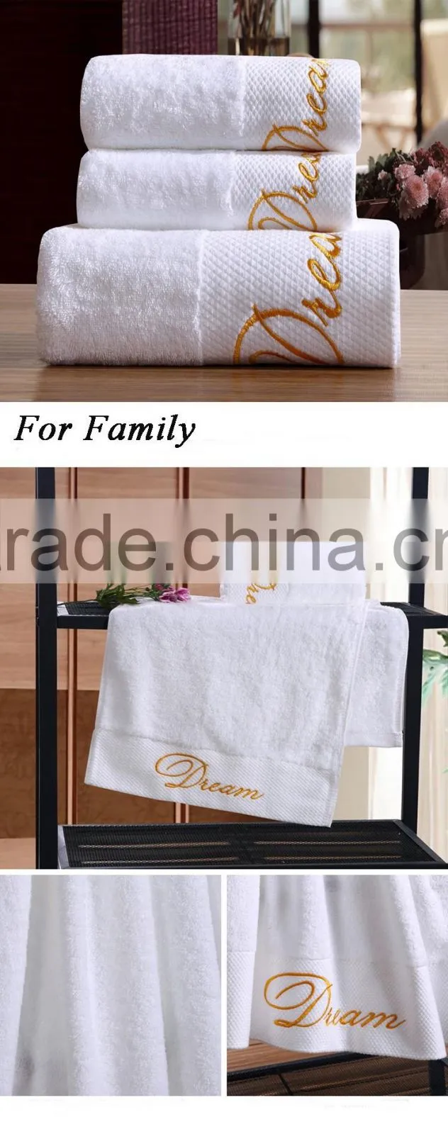 100% organic cotton bath towel gift set