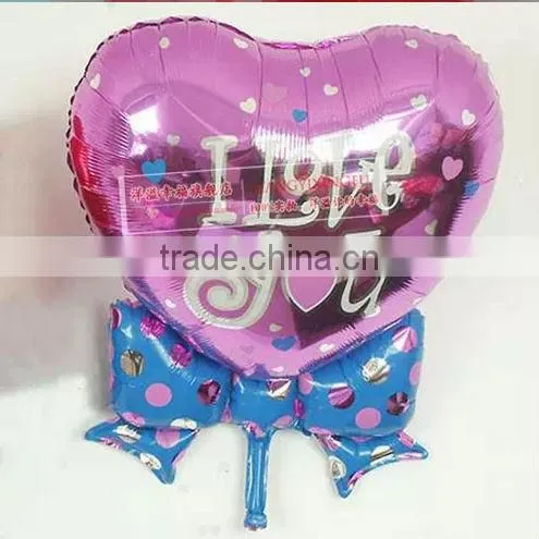 Wholesale l love you heart shaped foil balloon