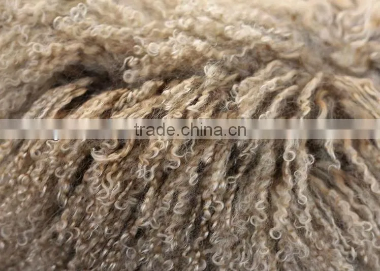 Custom-Made Dyed Color Lamb Fur Cushion/Hot sell
